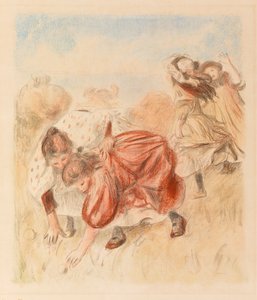 Children Playing Ball by Pierre Auguste Renoir