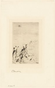Children on the Beach, Berneval by Pierre Auguste Renoir