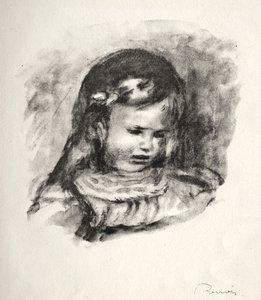 Claude Renoir, Head Bowed, 1904 by Pierre Auguste Renoir