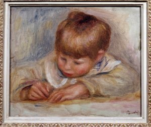 Coco Writer by Pierre Auguste Renoir