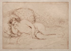 Nude Woman Reclining by Pierre Auguste Renoir