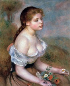 Girl with Flowers