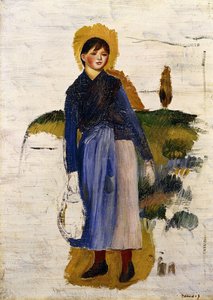 Girl with Red Stockings