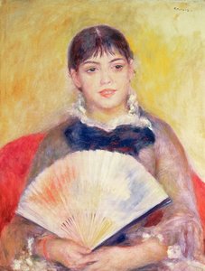 Girl with a Fan