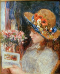 Young Girl Reading by Pierre Auguste Renoir