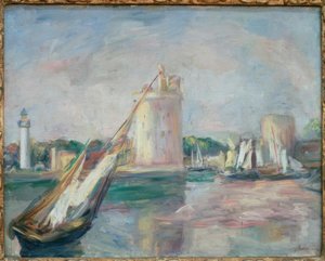 The Entrance to the Port of La Rochelle by Pierre Auguste Renoir
