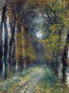 The Covered Alley by Pierre Auguste Renoir