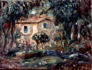 Landscape. Le Cannet by Pierre Auguste Renoir