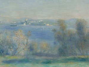 Landscape on the Mediterranean (View of Toulon) by Pierre Auguste Renoir