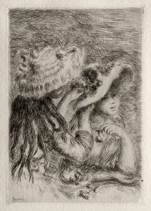 The Hatpin by Pierre Auguste Renoir