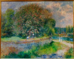 Flowering Chestnut Tree by Pierre Auguste Renoir