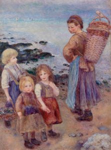 Mussel-Fishers at Berneval by Pierre Auguste Renoir