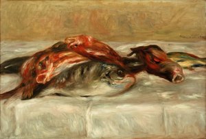 Still Life with Fish by Pierre Auguste Renoir