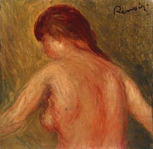 Nude Female Torso, from the Back