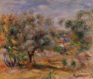 Olive Tree in Les Collettes by Pierre Auguste Renoir