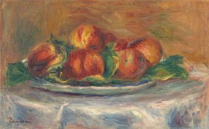 Peaches on a Plate, 1902-1905 by Pierre Auguste Renoir