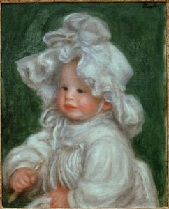 Portrait of Claude Renoir. Coco in the Charlotte by Pierre Auguste Renoir