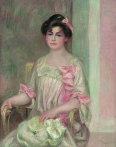 Portrait of Madame Josse Bernheim-Dauberville née Mathilde Adler by Pierre Auguste Renoir