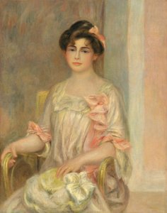 Portrait of Madame Josse Bernheim-Dauberville (née Mathilde Adler) by Pierre Auguste Renoir