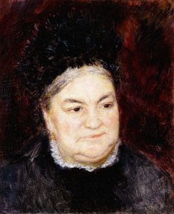 Portrait of Old Woman by Pierre Auguste Renoir