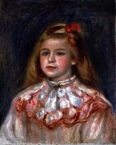 Portrait of a Young Girl, c.1895 by Pierre Auguste Renoir