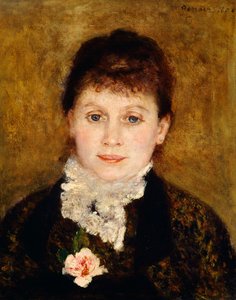 Portrait of Woman by Pierre Auguste Renoir