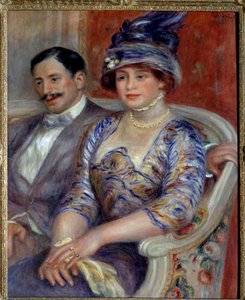 Portraits of Mr. and Mrs. Bernheim de Villers by Pierre Auguste Renoir
