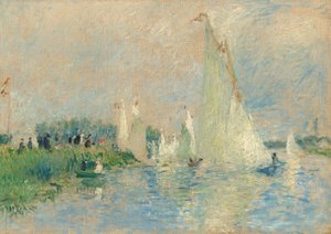 Regatta at Argenteuil by Pierre Auguste Renoir