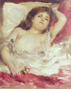 Semi-Nude Woman in Bed: The Rose, before 1872
