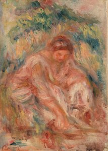 Sketch of a Woman by Pierre Auguste Renoir