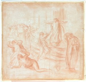 Sketch for Oedipus Rex by Pierre Auguste Renoir