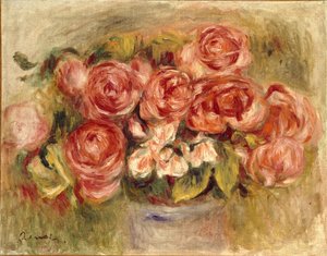 Still Life of Roses in a Vase, 1880s and 1890s