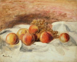 Still Life with Peaches by Pierre Auguste Renoir