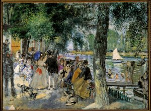 Swimming in the Seine or La Grenouillere by Pierre Auguste Renoir