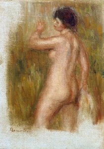 The Bather by Pierre Auguste Renoir
