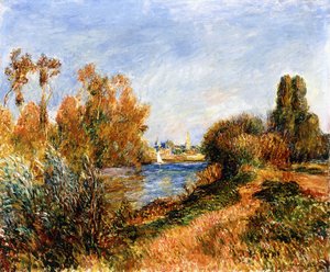 The Seine at Argenteuil by Pierre Auguste Renoir