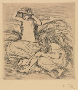 The Two Bathers by Pierre Auguste Renoir