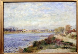 View of the Seine in Argenteuil by Pierre Auguste Renoir