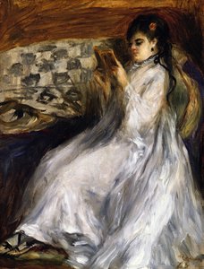 Woman in White Reading