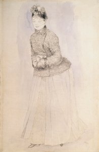 Woman with a Muff, c1883-c1884
