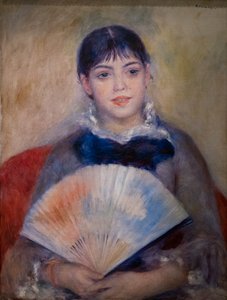 Young Woman with a Fan