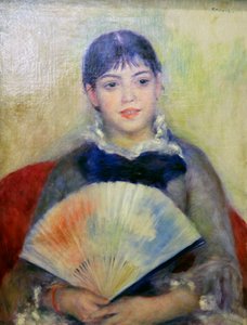 Young Woman with a Fan