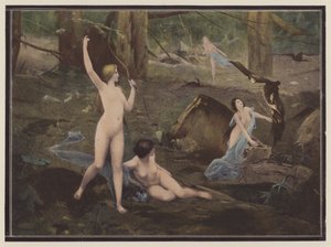 The huntresses by Pierre Bellet