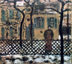 Behind the Fence by Pierre Bonnard