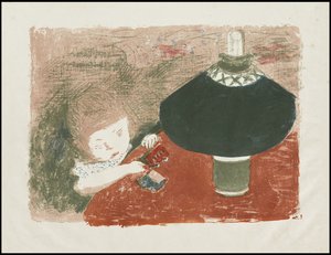 Child with Lamp by Pierre Bonnard