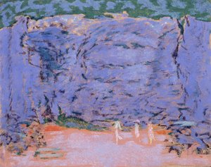 Design for a stage set for Jeux, a ballet by Claude Debussy