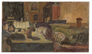 Evening in the Salon by Pierre Bonnard