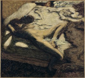 Woman Asleep on a Bed, or The Indolent One by Pierre Bonnard