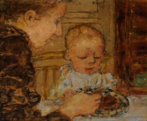 Grandmother and Child by Pierre Bonnard