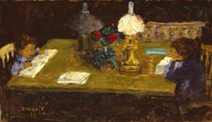 Interior: The Terrasse Children by Pierre Bonnard